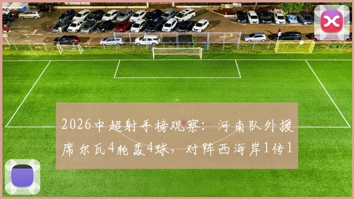 2026中超射手榜观察：河南队外援席尔瓦4轮轰4球，对阵西海岸1传1射尽显大腿本色